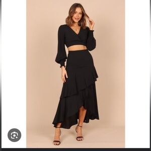 Petal + Pup Eleanor Set in black, medium